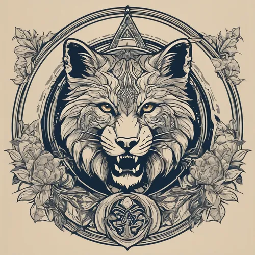 mandala illustration,animal line art,zodiac sign leo,heraldic animal,line art animal,crest,constellation wolf,mandala illustrations,emblem,heraldic,zodiac sign gemini,pentacle,mandala drawing,howling wolf,triquetra,dog line art,line art animals,wolves,kitsune,zodiac sign libra,Illustration,Retro,Retro 03