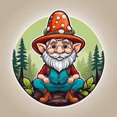 scandia gnome,garden gnome,gnome,gnome and roulette table,valentine gnome,scandia gnomes,gnomes,christmas gnome,woodsman,geppetto,game illustration,farmer in the woods,forest mushroom,growth icon,gnomes at table,witch's hat icon,russula,dwarf,toadstool,agaric,Unique,Design,Logo Design