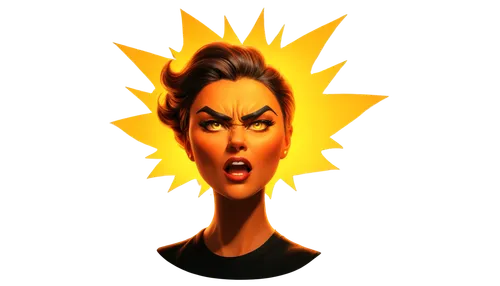 kanaya,pompadour,head woman,frida kahlo,solara,magnotta,scorpia,sunburst background,power icon,tracer,maclachlan,exploding head,jadzia,xaviera,edit icon,ocasio,head icon,pauling,symetra,sprint woman,Illustration,Retro,Retro 09