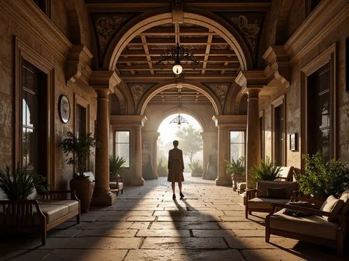 hallway,sapienza,amanresorts,corridor,corridors,entrance hall,deakins,theed,enfilade,atriums,cochere,haydarov,orangery,cryengine,conservatory,radiosity,lobby,hallway space,veranda,verandah