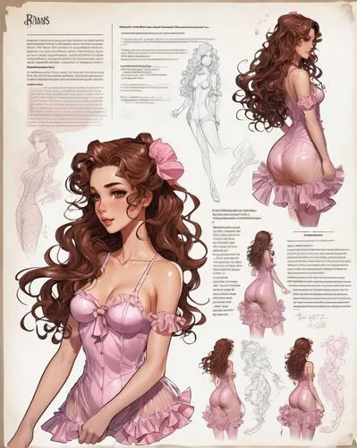 frilly,crinoline,ball gown,ballgown,rosa ' the fairy,rosa 'the fairy,Unique,Design,Character Design