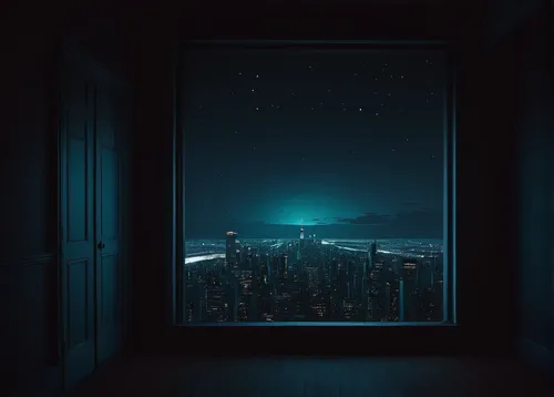 window to the world,nightlight,nightscape,night light,the window,bedroom window,the door,night scene,blue room,window view,a dark room,sea night,metallic door,window,city lights,glass window,window with sea view,night image,night lights,window released,Conceptual Art,Fantasy,Fantasy 32