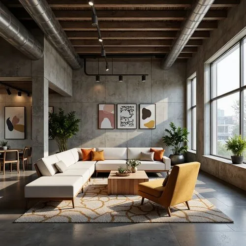 loft,apartment lounge,modern decor,living room,modern living room,contemporary decor,lofts,livingroom,interior modern design,interior design,concrete ceiling,apartment,modern minimalist lounge,an apartment,interior decoration,interior decor,modern room,sitting room,home interior,penthouses