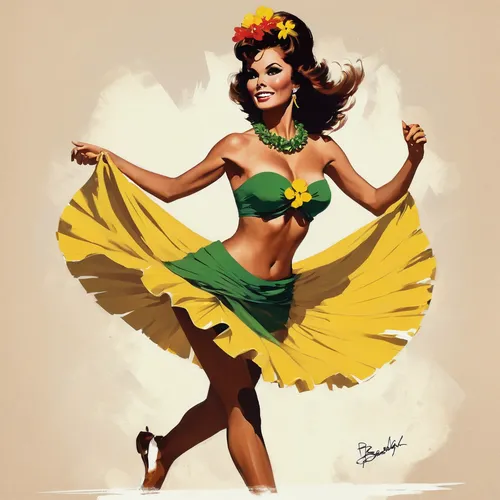 A young Raquel Welsh as a Hula Girl.,hula,brazilianwoman,pinup girl,pin-up girl,samba deluxe,pin ups,flamenco,retro pin up girl,pin up girl,brazil carnival,pin-up,pin-up girls,christmas pin up girl,wa