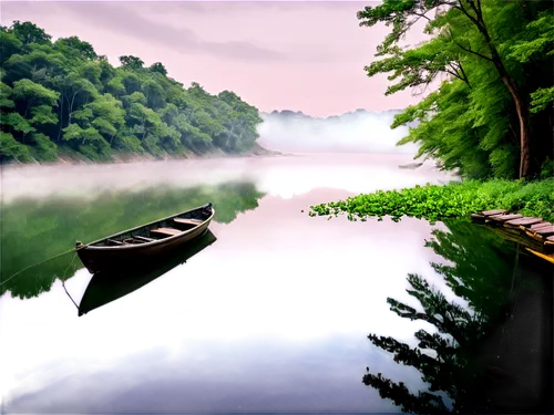 boat landscape,backwaters,tranquility,river landscape,tranquillity,calm water,shaoming,thekkady,nature background,backwater,canoeing,canoed,forest lake,calm waters,world digital painting,canoe,landscape background,rangamati,background view nature,kaptai,Illustration,Realistic Fantasy,Realistic Fantasy 08