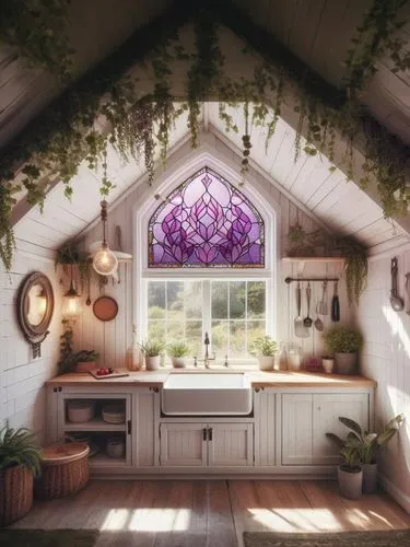 victorian kitchen,flower booth,dandelion hall,kitchen,flower shop,vintage kitchen,kitchen interior,the kitchen,the little girl's room,kitchen design,indoor,greenhouse,summer cottage,country cottage,bi