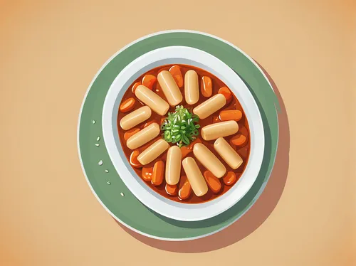 tteokbokki,tteokbokki,tteok-bokki,sausage plate,minestrone,vegetable soup,étouffée,udon,cassoulet,carrot pattern,pasta e fagioli,food icons,soup beans,vegetable basket,rotini,soup bowl,soup,apple pie 