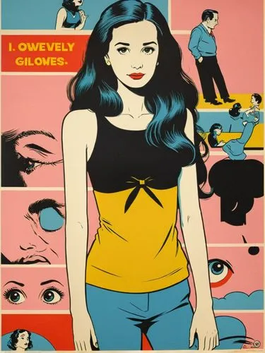 pop art girl,cool pop art,chicanas,satrapi,the girl studies press,pop art style,bulletgirl,pop art woman,modern pop art,mazzucchelli,italian poster,guerette,chicana,popart,fantagraphics,warhols,clowes,pop art people,serigraphs,retro girl,Illustration,American Style,American Style 15