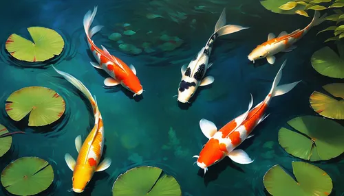 koi pond,koi fish,koi carps,koi carp,koi,fishes,fish in water,school of fish,fish pond,forest fish,aquatic plants,two fish,ornamental fish,aquaculture,lily pond,fish supply,water-leaf family,freshwater fish,underwater fish,underwater background,Conceptual Art,Daily,Daily 32