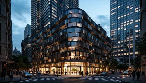 tishman,kimmelman,glass facade,andaz,glass building,glass facades,bobst,julliard,proskauer,hearst,citicorp,bergdorf,juilliard,inlet place,escala,hudson yards,bjarke,bunshaft,ascott,gronkjaer