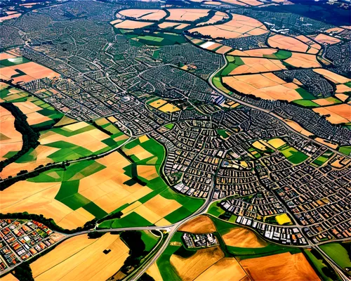 townlands,kaiapoi,hanslope,dishforth,townships,caerleon,manawatu,portbury,huntingdonshire,haarlemmermeer,waikato,dunshaughlin,ossett,aerial landscape,bathgate hills,landcover,urbanisation,noordoostpolder,nairnshire,townland,Illustration,Realistic Fantasy,Realistic Fantasy 10