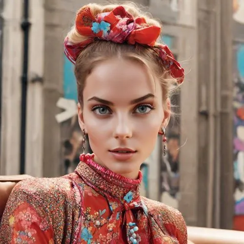 vintage floral,colorful floral,headscarf,vintage fashion,floral,updo,flowery,russian folk style,floral dress,flower hat,beautiful bonnet,vintage girl,vintage women,oriental princess,vintage makeup,vintage woman,vintage flowers,beautiful girl with flowers,floral japanese,boho,Photography,Natural