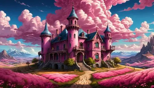 fairy tale castle,witch's house,fairytale castle,fantasy landscape,knight's castle,fairy chimney,fairy world,fairy village,fantasy world,fairyland,fantasy city,fantasy picture,3d fantasy,wonderland,free land-rose,calydonian,castle of the corvin,dreamhouse,castlevania,imaginationland,Conceptual Art,Fantasy,Fantasy 27