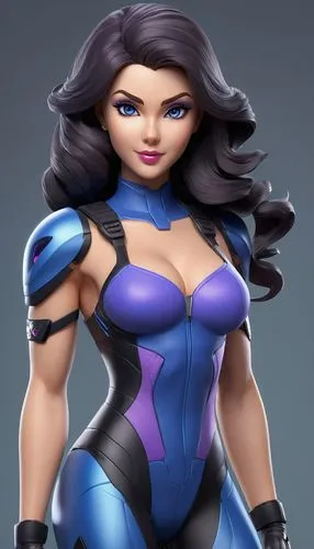 lilandra,madelyne,psylocke,blackfire,femforce,alita,Unique,3D,3D Character