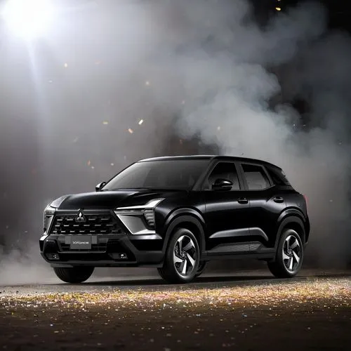 a car on the spot for a new release introduction, amazing lightining, mysterious, dark atmosphere, confetti, big spot lights, smoke.,ford explorer,lincoln mkx,ford explorer sport trac,jeep trailhawk,m