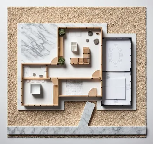 aerial view of a living room with white marble walls,floorplans,floorplan home,house floorplan,floorplan,habitaciones,houses clipart,Unique,Design,Knolling