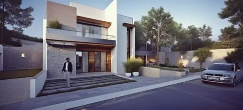 modern house,fresnaye,3d rendering,residential house,residencial,duplexes,Photography,General,Realistic