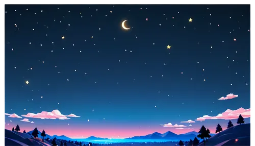 moon and star background,night sky,dusk background,beautiful wallpaper,amoled,nightsky,landscape background,crescent moon,the night sky,samsung wallpaper,starry sky,stars and moon,unicorn background,free background,moon and star,clear night,background screen,starry night,moonlit night,night stars,Unique,3D,Low Poly