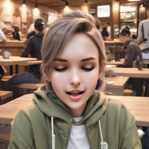 pure random,cute,coffee background,adorable,eating,wood background,realdoll,hojicha,phuquy,edit,kawaii panda,kawaii panda emoji,attractive woman,beanie,headphones,attractive,kawaii,ai,cardboard backgr