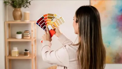 painting easter egg,painting technique,fabric painting,meticulous painting,watermelon painting,woman eating apple