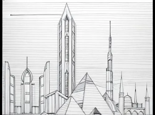 kirrarchitecture,coloring page,chrysler building,lotte world tower,skyscrapers,church towers,city buildings,high-rises,tall buildings,skyscraper,sheet drawing,towers,buildings,metropolis,high rises,th