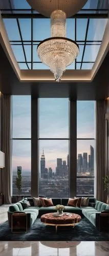 penthouses,sky apartment,luxury home interior,minotti,contemporary decor,apartment lounge,modern decor,livingroom,modern living room,interior modern design,great room,modern room,living room,skyloft,glass wall,an apartment,glass roof,interior decoration,tishman,luxe,Illustration,Abstract Fantasy,Abstract Fantasy 19