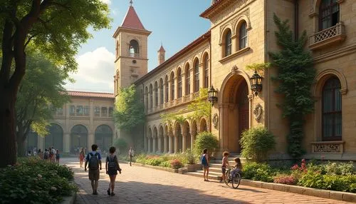 sapienza,theed,szeged,universita,school design,mirogoj,sursock,milanesi,athens art school,3d rendering,tblisi,fondazione,yerevan,university al-azhar,stanford,univ,pienza,stanford university,auc,freiburg,Photography,General,Realistic