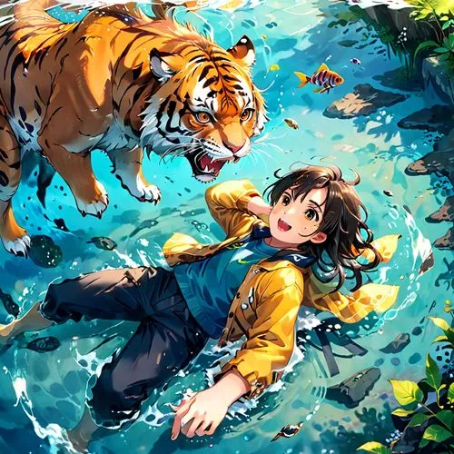 arrietty,tigerish,young tiger,tigers,hanji,ritriver and the cat,chestnut tiger,tigerlily,terabithia,tigerstar,wild water,tiger cub,tigress,forest animals,tigert,creek,tigerle,tiger,tiggers,ymir,Anime,Anime,Realistic