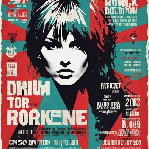 Design a bold and energetic flyer for a rock concert with grunge textures and impactful typography.,rock concert,poster,flyer,art flyer,ulsan rock,drink ticket,ac dc,knock drum,drm,poster mockup,magaz