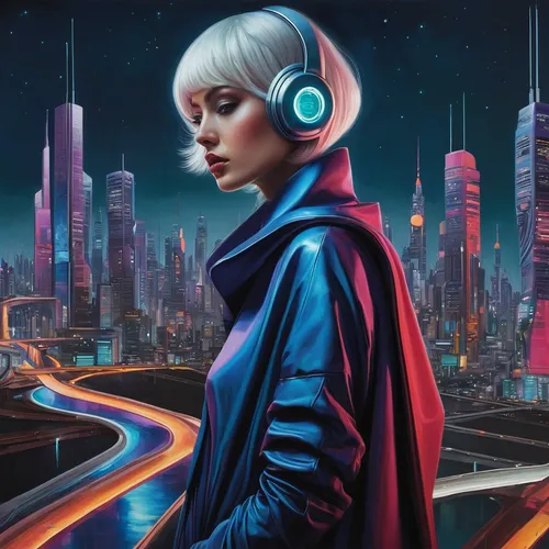 valerian,cyberpunk,sci fiction illustration,echo,metropolis,electronic music,futuristic,transistor,dystopian,audio player,eleven,music background,electronic,cg artwork,music player,spotify icon,listening to music,dystopia,sci-fi,sci - fi,Conceptual Art,Daily,Daily 14