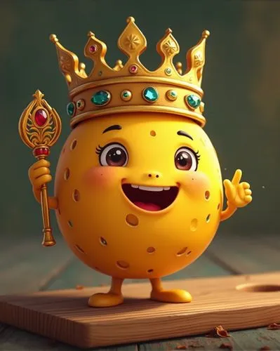 laddu,pangeran,gumball,king coconut,potato character,gumbi