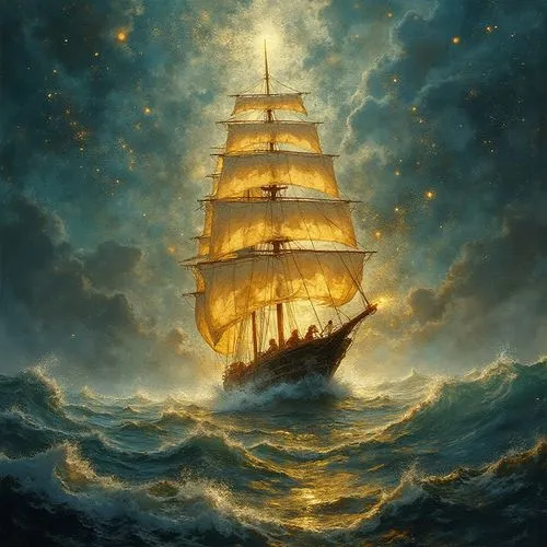 In this captivating masterpiece, "Peter Pan," the title of this iconic movie is brought to life by the brilliant strokes of art and the intense colors of gold and silver. The swirling mix of gold and 