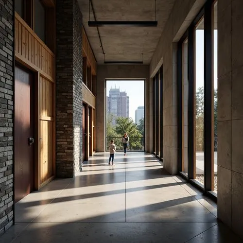 amanresorts,3d rendering,adjaye,hallway,difc,walkway,hallway space,glass facade,render,corridor,corten steel,daylighting,corridors,penthouses,revit,breezeway,paving slabs,pudong,chipperfield,renders