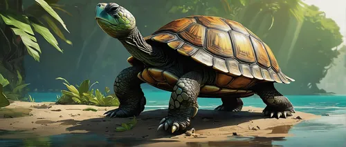 trachemys,land turtle,terrapin,map turtle,turtle,common map turtle,loggerhead turtle,olive ridley sea turtle,galápagos tortoise,trachemys scripta,galapagos tortoise,pond turtle,water turtle,giant tortoise,green turtle,tortoise,green sea turtle,ankylosaurus,turtle pattern,sea turtle,Conceptual Art,Sci-Fi,Sci-Fi 01