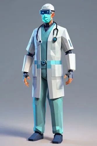 Low Poly,medic,doktor,surgeon,cartoon doctor,anesthetist,microsurgeon,neurosurgeon,physician,docteur,perioperative,doctor,male nurse,doctorandus,ship doctor,neurologist,anaesthetist,medical concept po