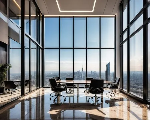 penthouses,conference room,boardroom,board room,glass wall,modern office,structural glass,daylighting,electrochromic,meeting room,glass facade,towergroup,bizinsider,boardrooms,tishman,smartsuite,glass panes,skyscapers,fenestration,offices,Illustration,Realistic Fantasy,Realistic Fantasy 07