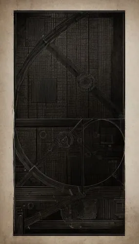 estilo industrial, fondo negro, papel, el negro más profundo ,dark cabinetry,map icon,frame drawing,iron door,blueprints,blueprint,cartography,planisphere,treasure map,steam icon,playmat,frame illustr