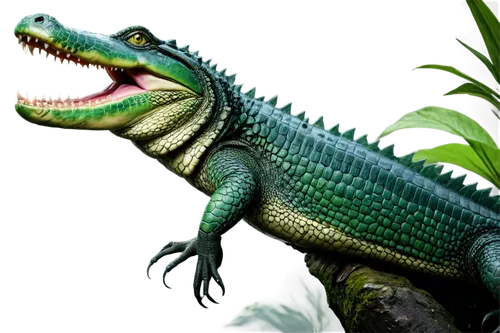 green alligator, scaly skin, sharp teeth, powerful jaws, strong tail, swampy habitat, murky water, tropical plants, misty atmosphere, low-angle shot, dramatic lighting, cinematic composition, 4K resol