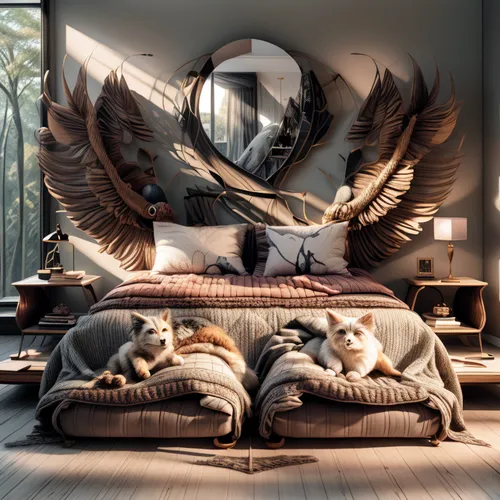 gryphon,doves of peace,cat furniture,birds of prey,decoration bird,photo manipulation,whimsical animals,doves,photomanipulation,bird bird-of-prey,bird kingdom,birds of prey-night,griffon bruxellois,throw pillow,bird wings,cat frame,sphinx,wing chair,cat bed,bird bird kingdom