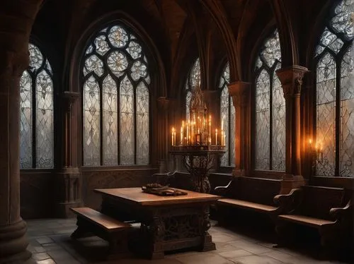 hogwarts,diagon,hammerbeam,scriptorium,vestry,ornate room,sanctuary,crypt,wizarding,sacristy,wands,hall of the fallen,pulpits,knight pulpit,ecclesiastical,ecclesiastic,ecclesiatical,candelabras,neogothic,cloistered,Art,Classical Oil Painting,Classical Oil Painting 36