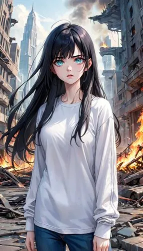 fire background,sawako,kiyoko,ikaruga,hibakusha,kitakami,destroyed city,ichigaya,matsunami,akagi,kuchiki,imae,dia,shitamachi,chidori,okabe,masasu,gunkanjima,sakura background,background screen,Anime,Anime,General