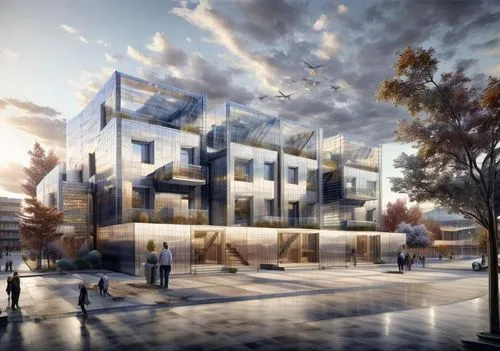 new housing development,appartment building,apartment building,apartments,townhouses,apartment block,glass facade,åkirkeby,cubic house,apartment complex,mixed-use,urban design,apartment buildings,kirrarchitecture,3d rendering,school design,modern building,palo alto,an apartment,multistoreyed