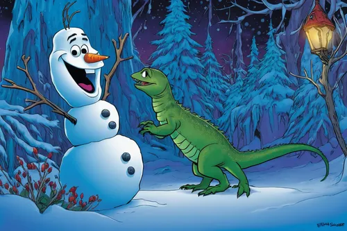 disney baymax,snowmen,snowman,olaf,christmas snowman,winter animals,snow man,snow scene,snowman marshmallow,father frost,the snow queen,baymax,frozen,christmas movie,christmas animals,t rex,disney character,cold blooded animals,birth of christ,animated cartoon,Illustration,American Style,American Style 03