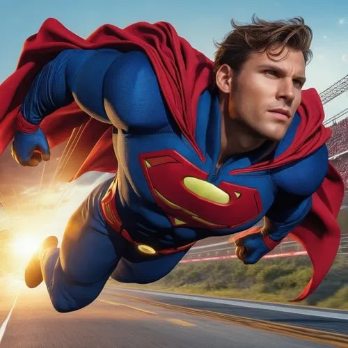 a man with his arms around his shoulders, wearing a superman outfit,supes,superman,korver,kryptonian,cavill,smallville,Photography,General,Realistic