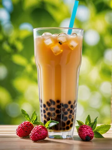 thai iced tea,bubble tea,vietnamese iced coffee,boba,fruit tea,tapioca,boba milk tea,winter melon punch,hong kong-style milk tea,grass jelly,iced coffee,passion fruit juice,maojian tea,ice lemon tea,anise drink,pearl milk tea,iced latte,mai tai,houkui tea,fruitcocktail,Photography,General,Realistic