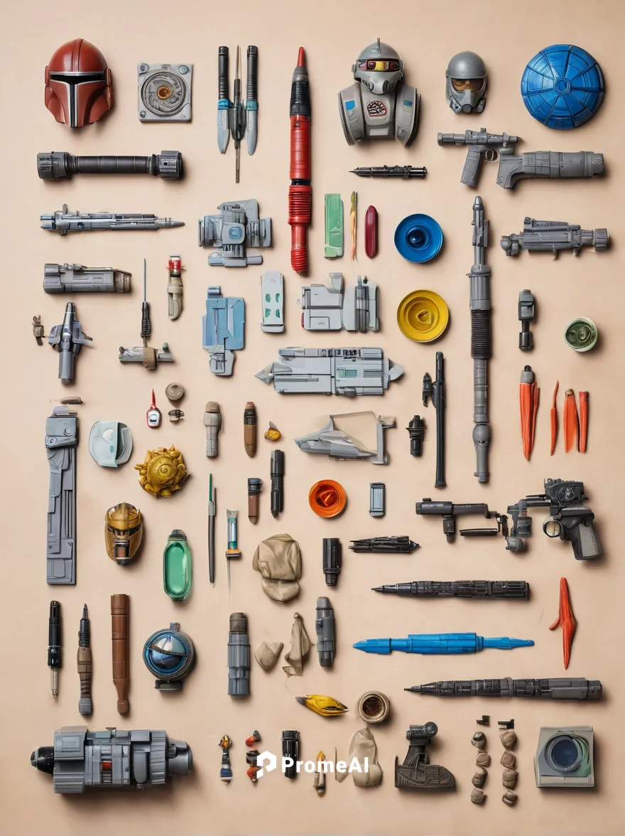 Develop a dystopian future where a Twi'lek rebel fights against an oppressive galactic empire.,tools,construction toys,construction set toy,components,art tools,objects,disassembled,paintball equipmen