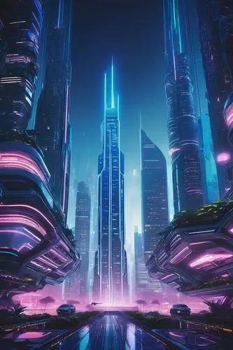 cybercity,futuristic landscape,metropolis,futuristic,cyberport,cybertown,futuristic architecture,cyberia,megacorporation,fantasy city,cityscape,areopolis,guangzhou,megacorporations,hypermodern,coruscant,cyberworld,vanu,dystopian,dubai,Conceptual Art,Sci-Fi,Sci-Fi 04