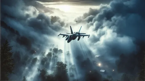 sci fiction illustration,searchlights,f-16,f-15,game illustration,ufo intercept,air combat,tiltrotor,fantasy picture,take-off of a cliff,tornado,ah-1 cobra,f a-18c,military helicopter,c-130,plane cras