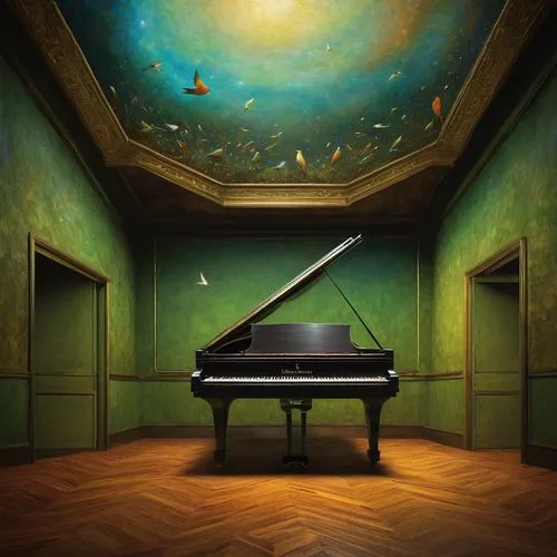 grand piano,pianoforte,the piano,concerto for piano,harpsichord,play piano,Art,Classical Oil Painting,Classical Oil Painting 44