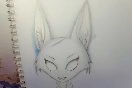 Hand Drawing 5,krita,bilby,fennec,jazzie,silverpoint,long eared,Illustration,Realistic Fantasy,Realistic Fantasy 15